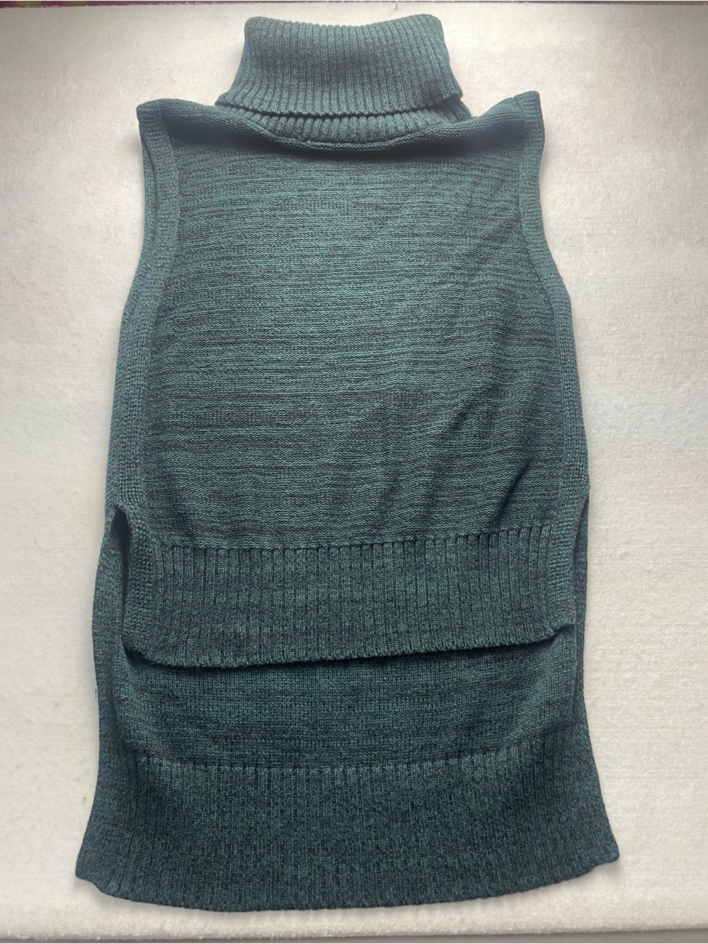 Banana Republic Dark Teal Sleeveless Cowl Neck Sweater Vest